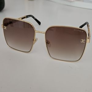 Chanel Oversized Square Sunglasses